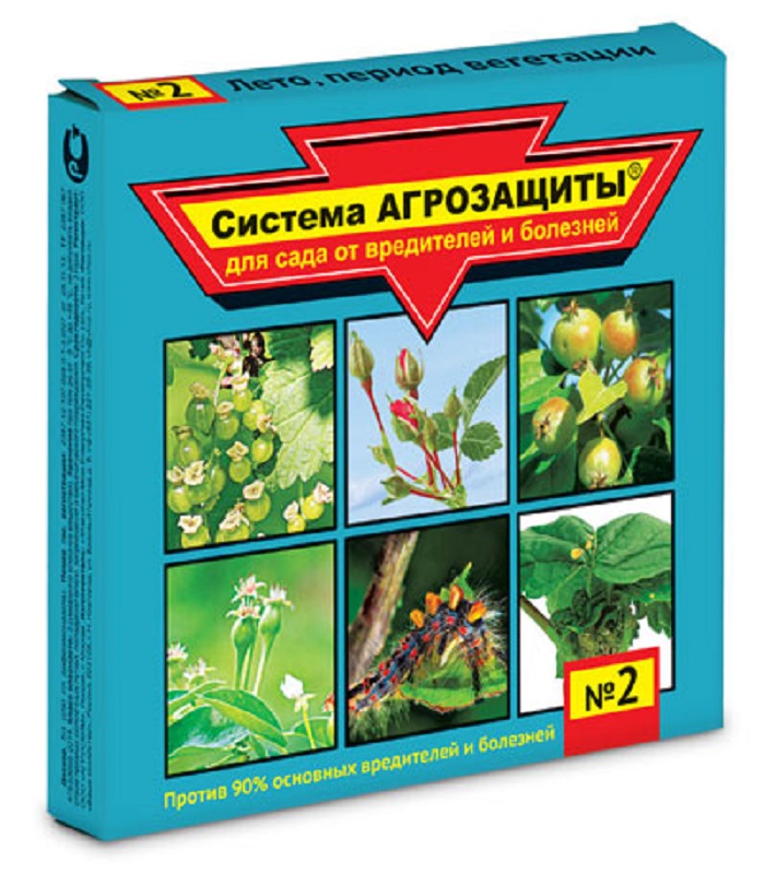 Система АГРОЗАЩИТЫ №2 "Лето, период вегетации" (кортлис+дискор) для сада от вредителей и болезней